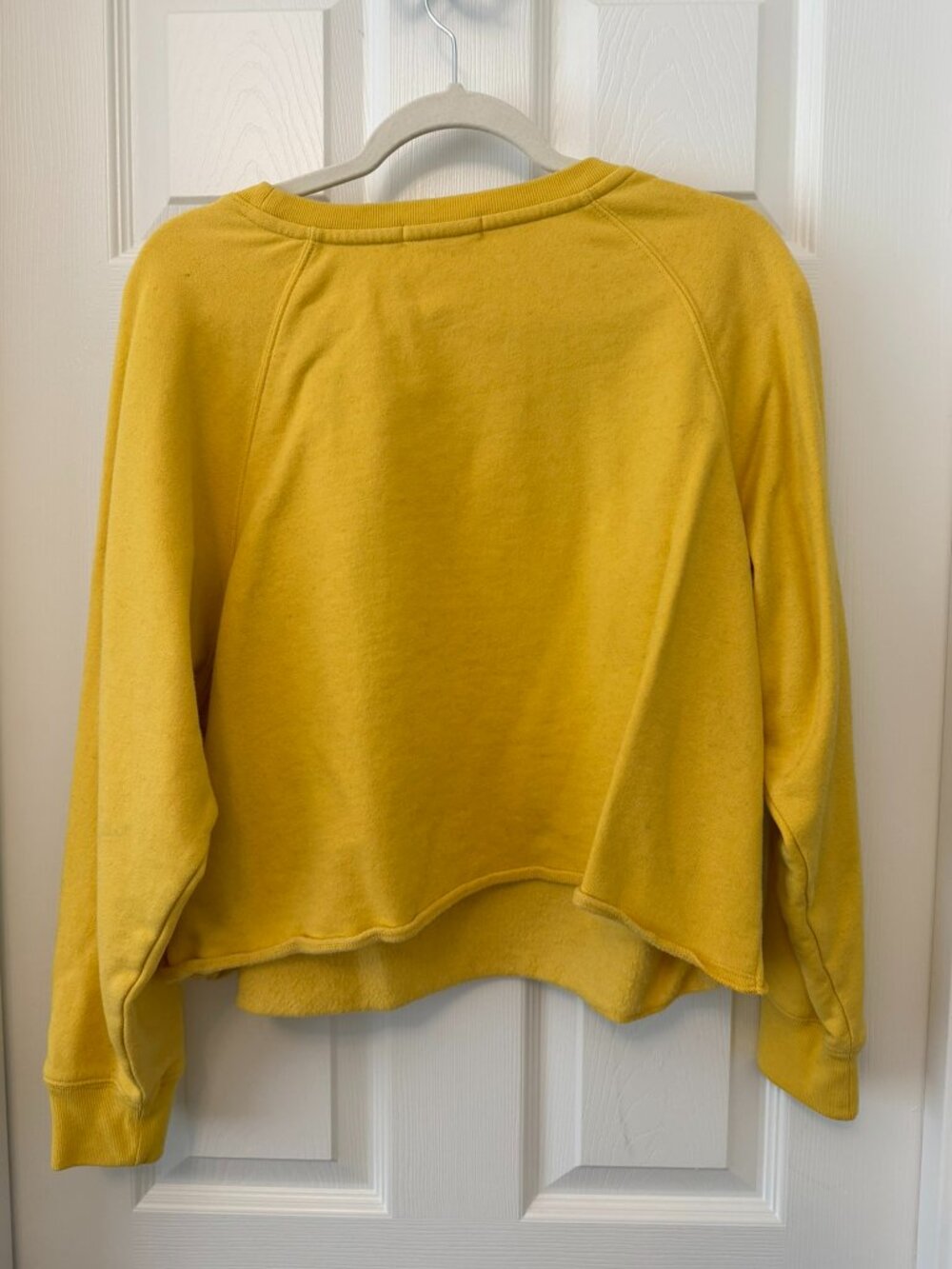 ’47 Brand Green Bay Packers Cropped Sweatshirt Women’s Large Gold - Picture 2 of 2